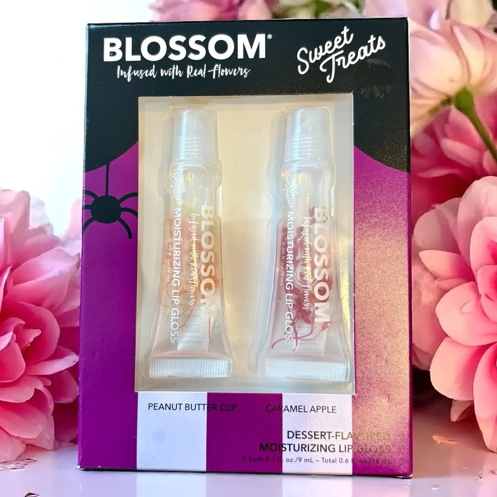 💎 Blossom Sweet Treats Dessert Lip Gloss Peanut Butter Cup & Caramel